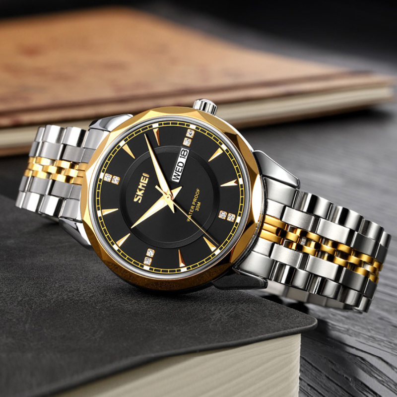 Skmei Stainless Steel Keychain Watch