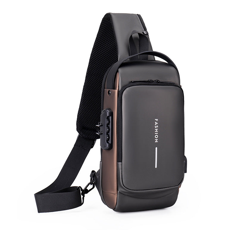 Водонепроницаемая мужская сумка через плечо из ткани Оксфорд для отдыха