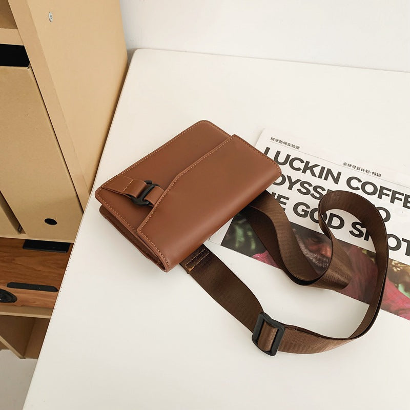 Простая маленькая квадратная модная сумка через плечо