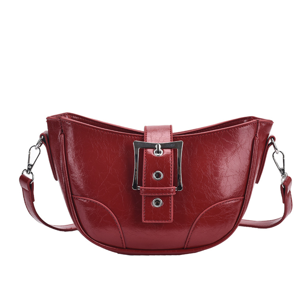 Сумка-мессенджер через плечо из вощеной искусственной кожи в стиле ретро