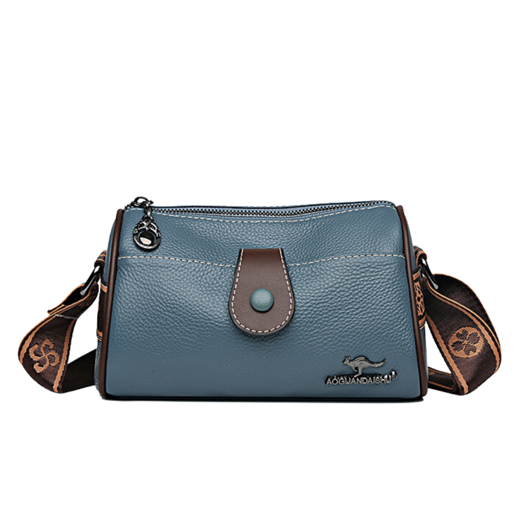 Сумка-мессенджер из коровьей кожи в стиле ретро