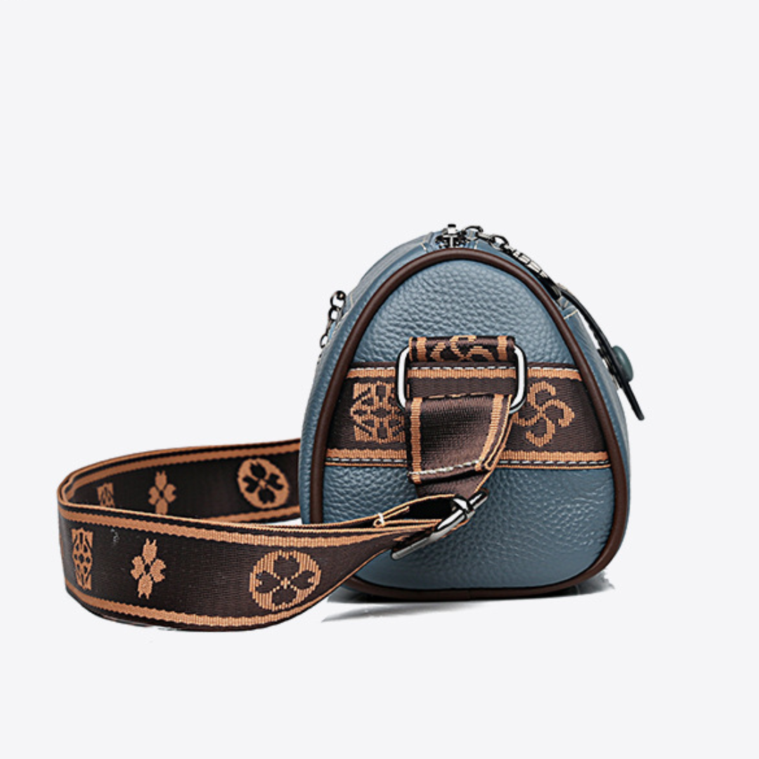 Сумка-мессенджер из коровьей кожи в стиле ретро