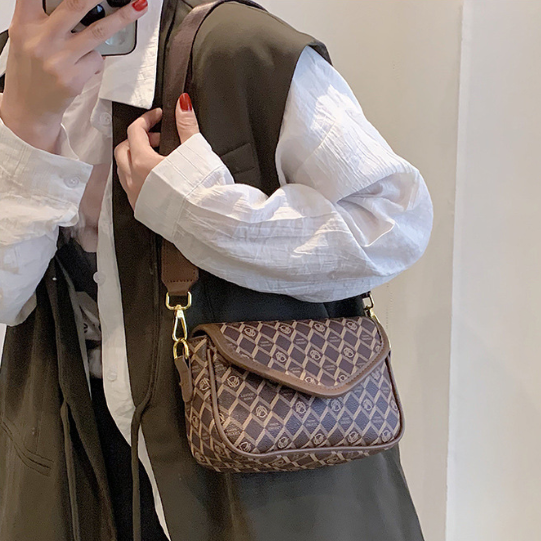 Маленькая квадратная сумка Ins Crossbody с принтом