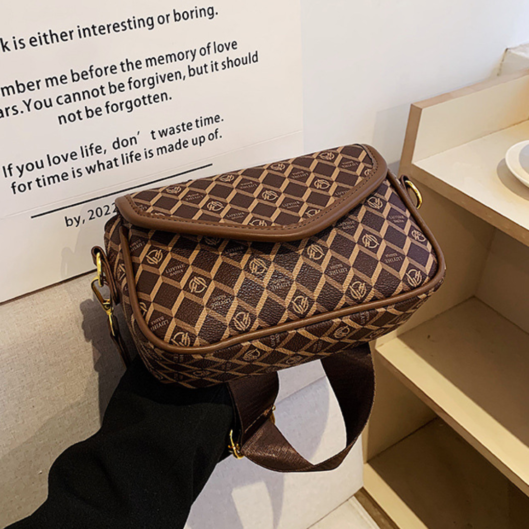 Маленькая квадратная сумка Ins Crossbody с принтом