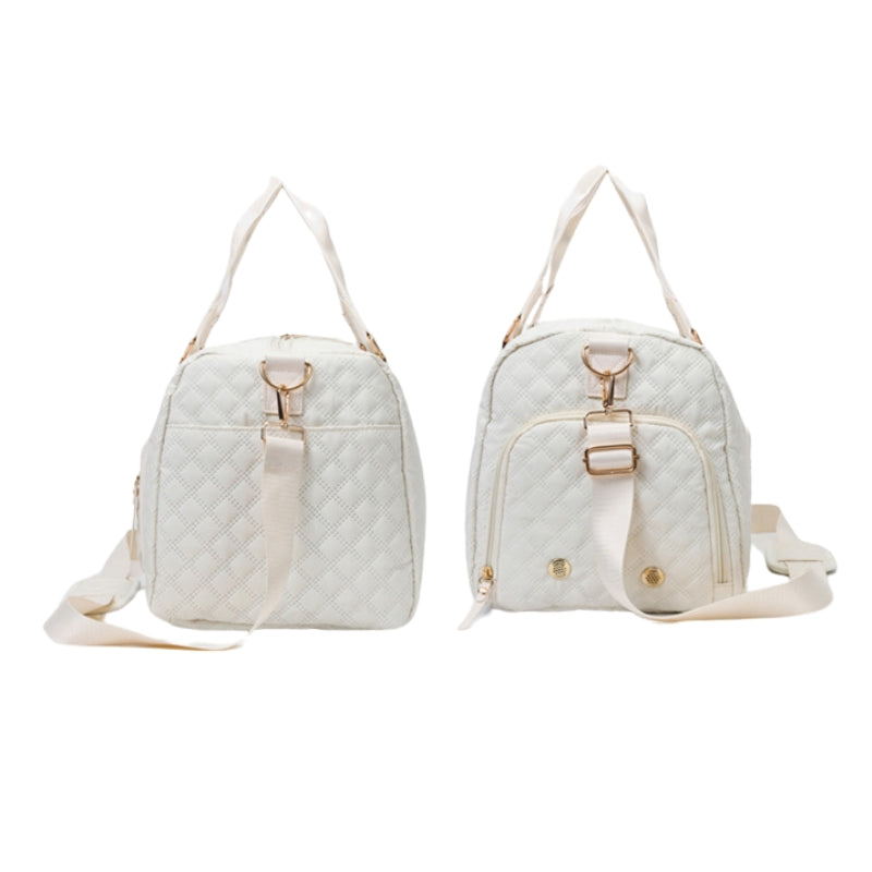 Әдемі ромб тігісті спорттық duffel сөмке