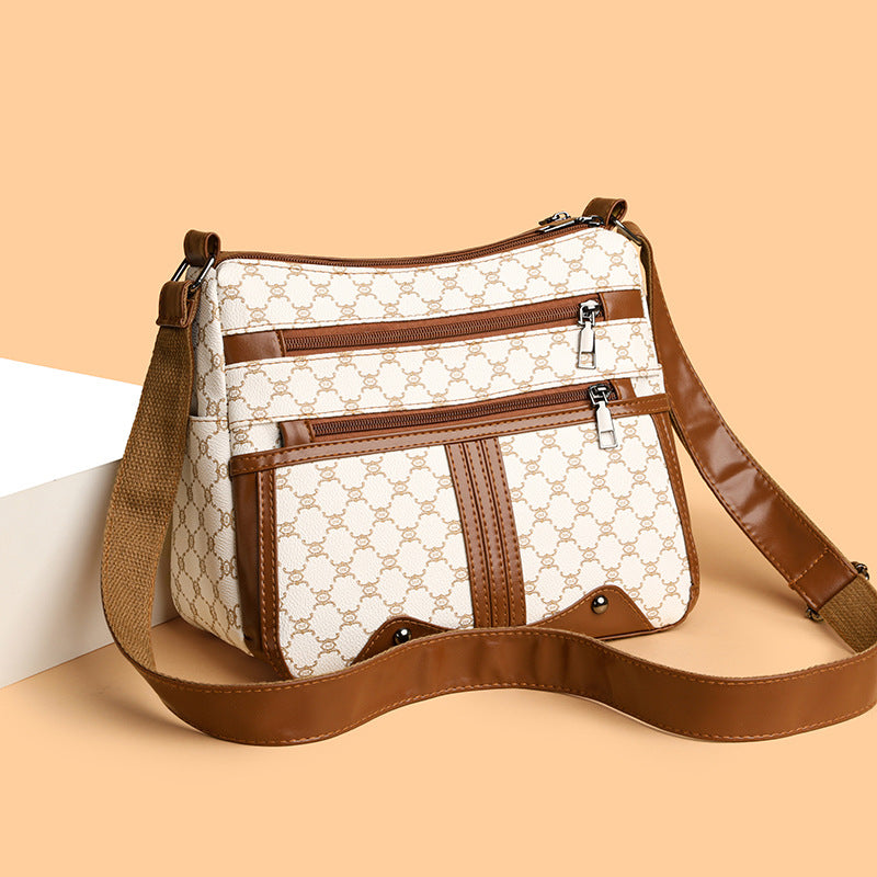 Сумка Через Плечо с Принтом в Стиле Сплайсинг