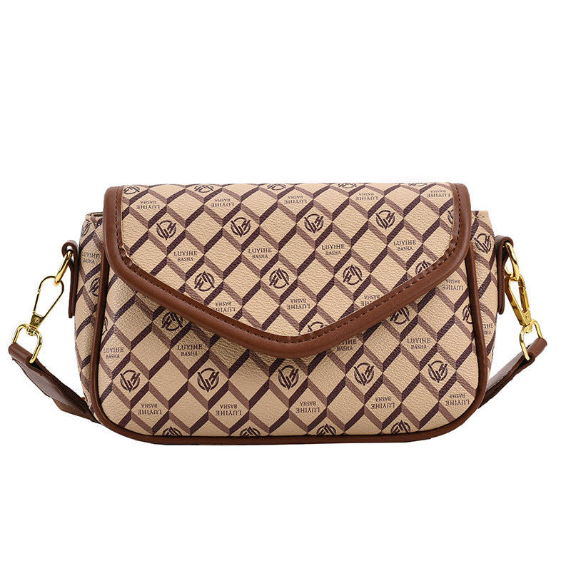 Маленькая квадратная сумка Ins Crossbody с принтом