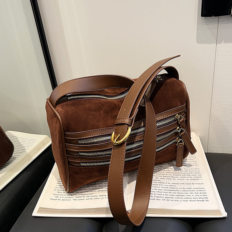 Сумка Velvet Retro Underarm Crossbody Small Square Bag