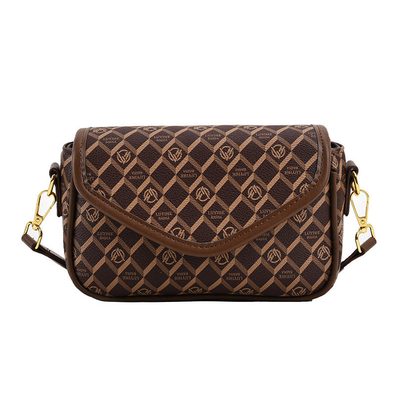 Маленькая квадратная сумка Ins Crossbody с принтом