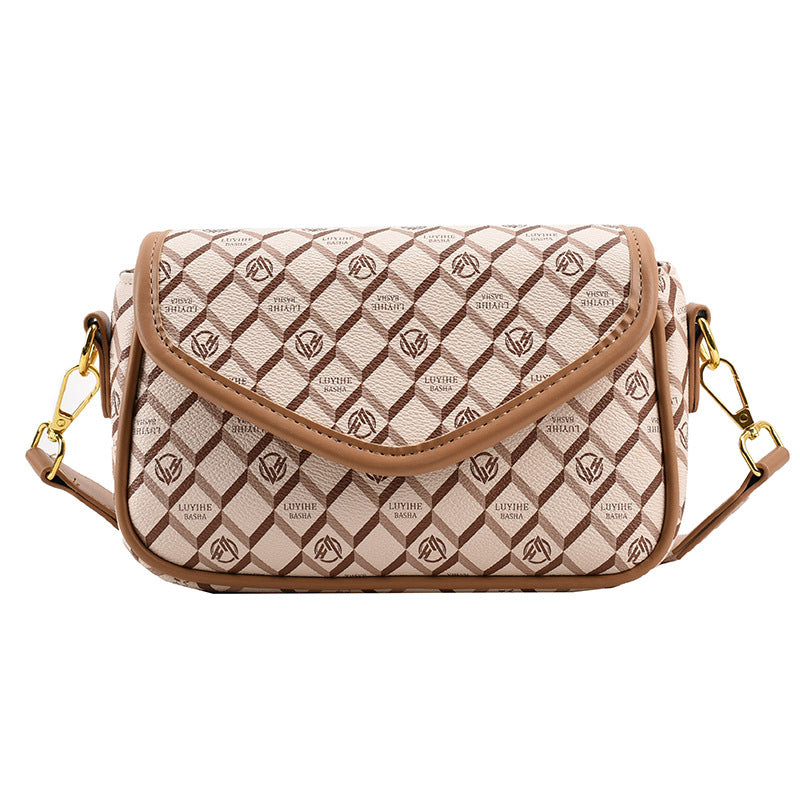 Маленькая квадратная сумка Ins Crossbody с принтом