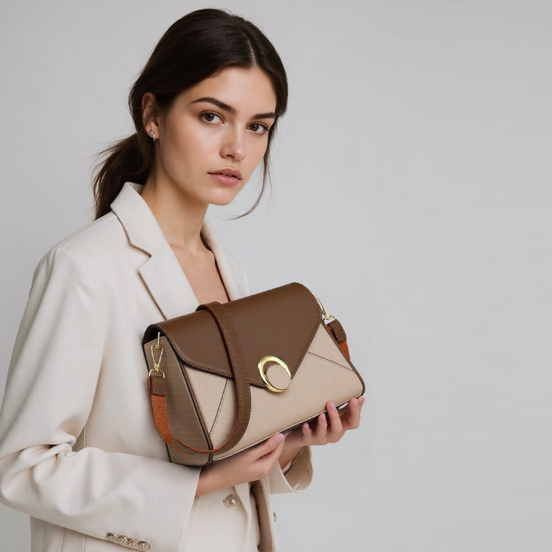 Elegant Soft Leather Shoulder Bag